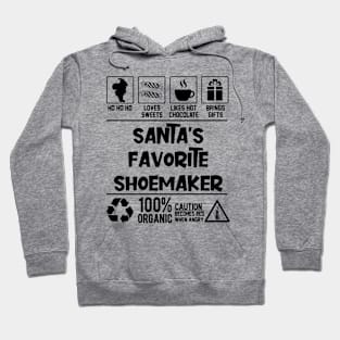 Santa's Favorite Shoemaker Santa Claus Hoodie